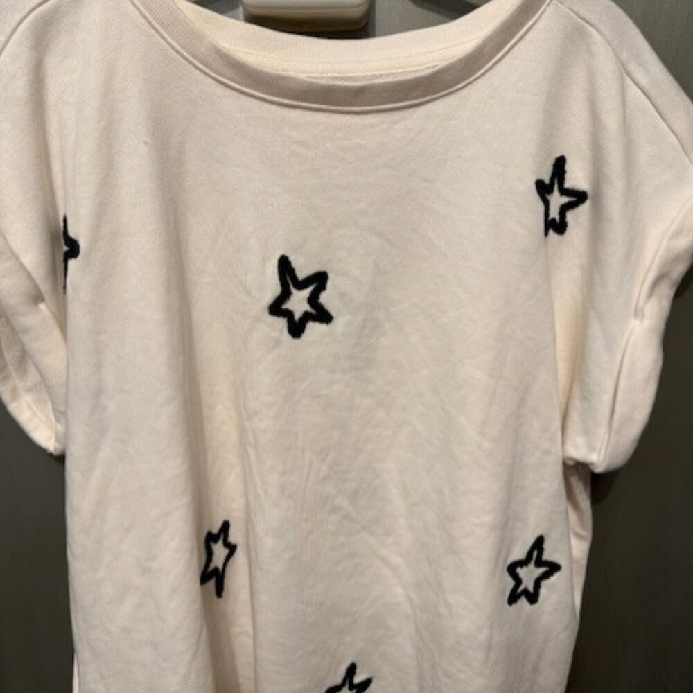 Lou & Grey x Loft Star embroidered Sweatshirt & matching shorts set loungewear – - Picture 8 of 16